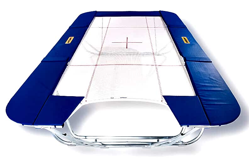 Bei Wettkämpfen überzeugen Trampoline mit Welser Rahmenprofilen und Fußbögen durch Stabilität und Leistungsfähigkeit. Bei Wettkämpfen überzeugen Trampoline mit Welser Rahmenprofilen und Fußbögen durch Stabilität und Leistungsfähigkeit.